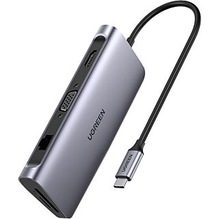 UGREEN 40873 - Hub USB C 9in1 (Argento)