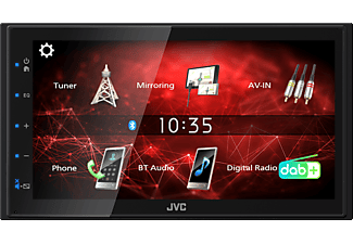 JVC KW-M27DBT - Ricevitore multimediale digitale doppio DIN (Nero)