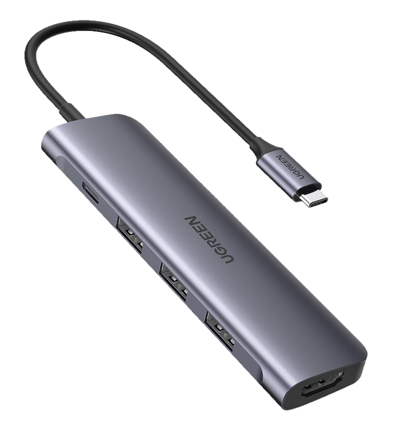 UGREEN 50209 - 5in1 USB-C Hub (Silber)