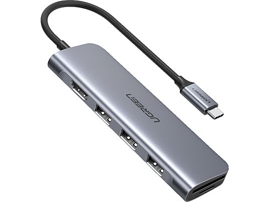 UGREEN 70410 - 6in1 USB-C Hub (Argent)