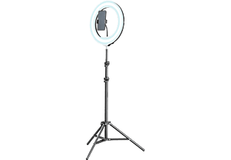 CELLULARLINE Anneau LED avec trépied (SELFIERINGPROK)