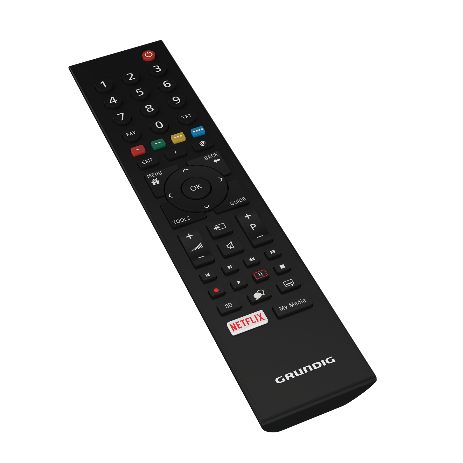 TV LED 39" - Grundig 39 GEF 6610A, FHD, Quad Core, Smart TV, DVB-T/T2/C/S2 (H.265), Dolby Digital, Negro