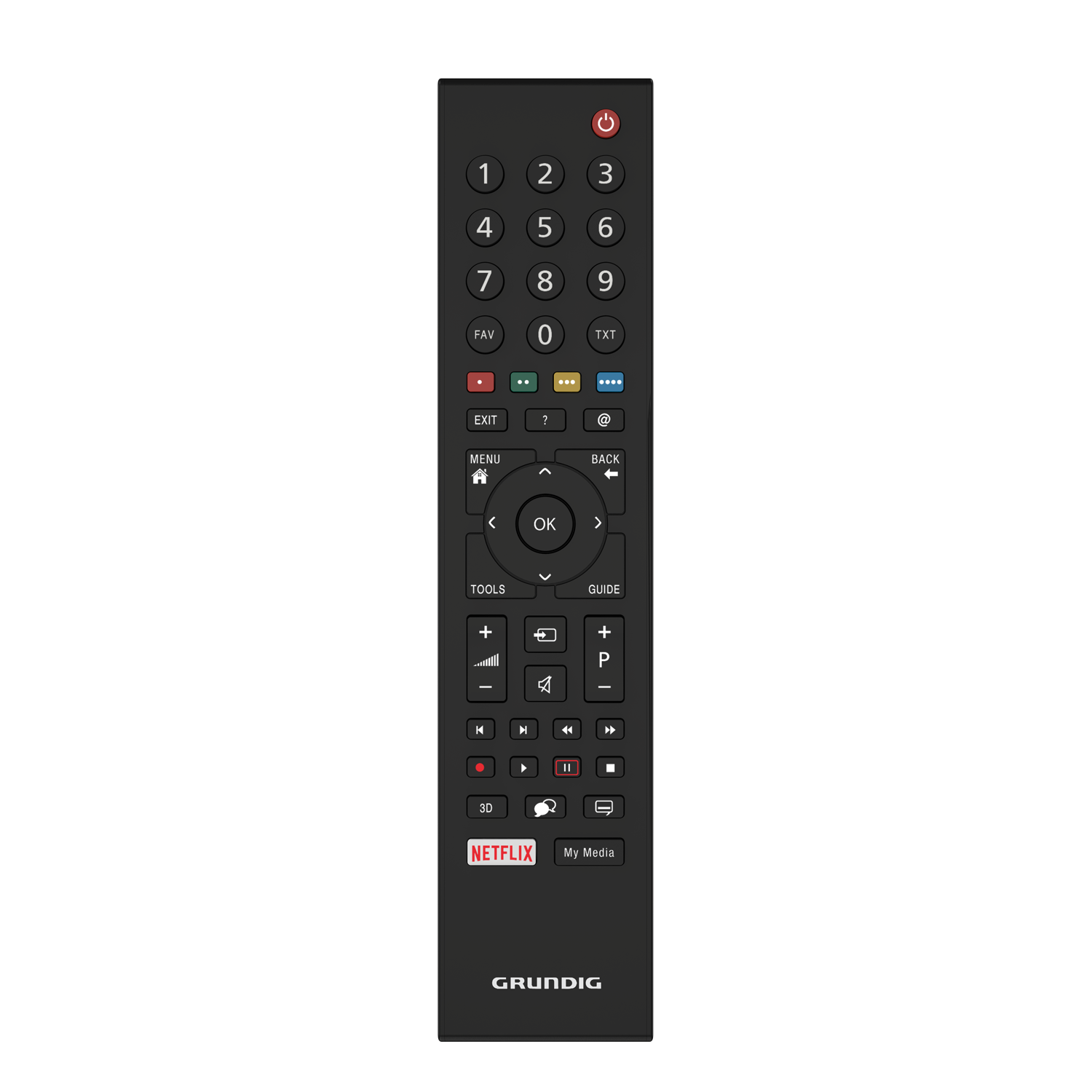 TV LED 39" - Grundig 39 GEF 6610A, FHD, Quad Core, Smart TV, DVB-T/T2/C/S2 (H.265), Dolby Digital, Negro