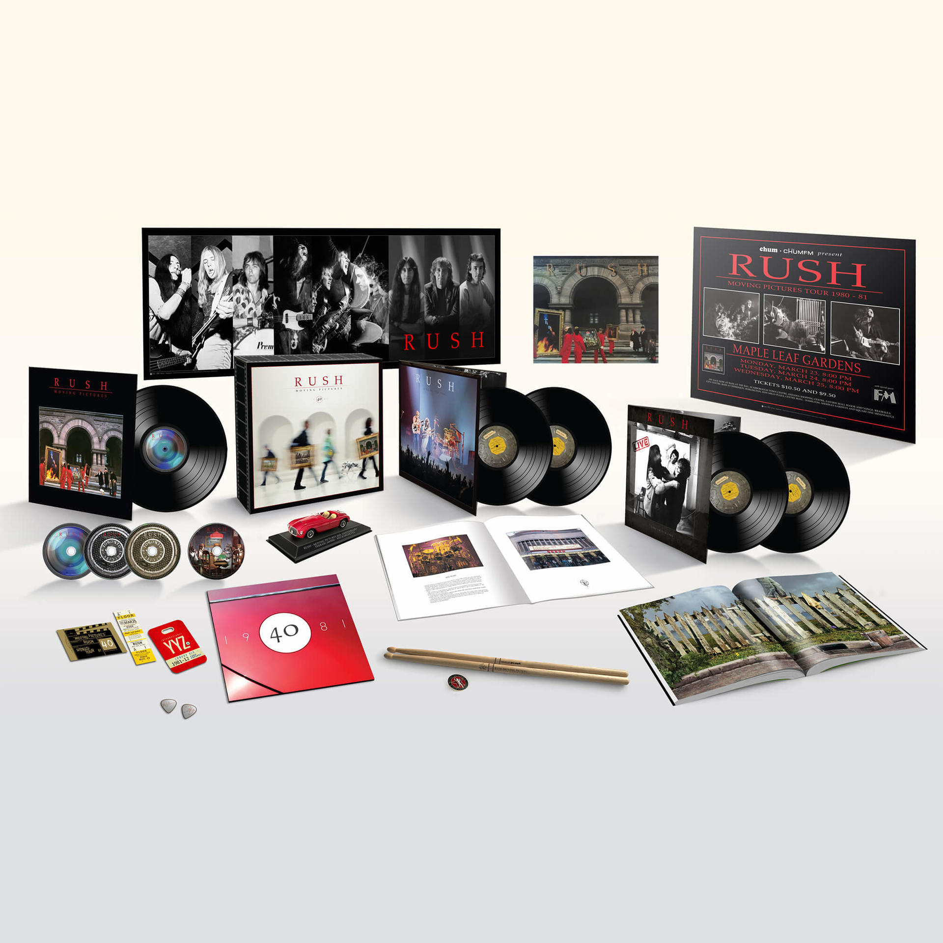 Rush - Moving Pictures (Ltd.5LP+3CD+2bd)  - (Vinyl)