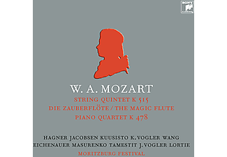 Különböző előadók - Mozart: String Quintet K 515, The Magic Flute, Piano Quartet K 478 (CD)