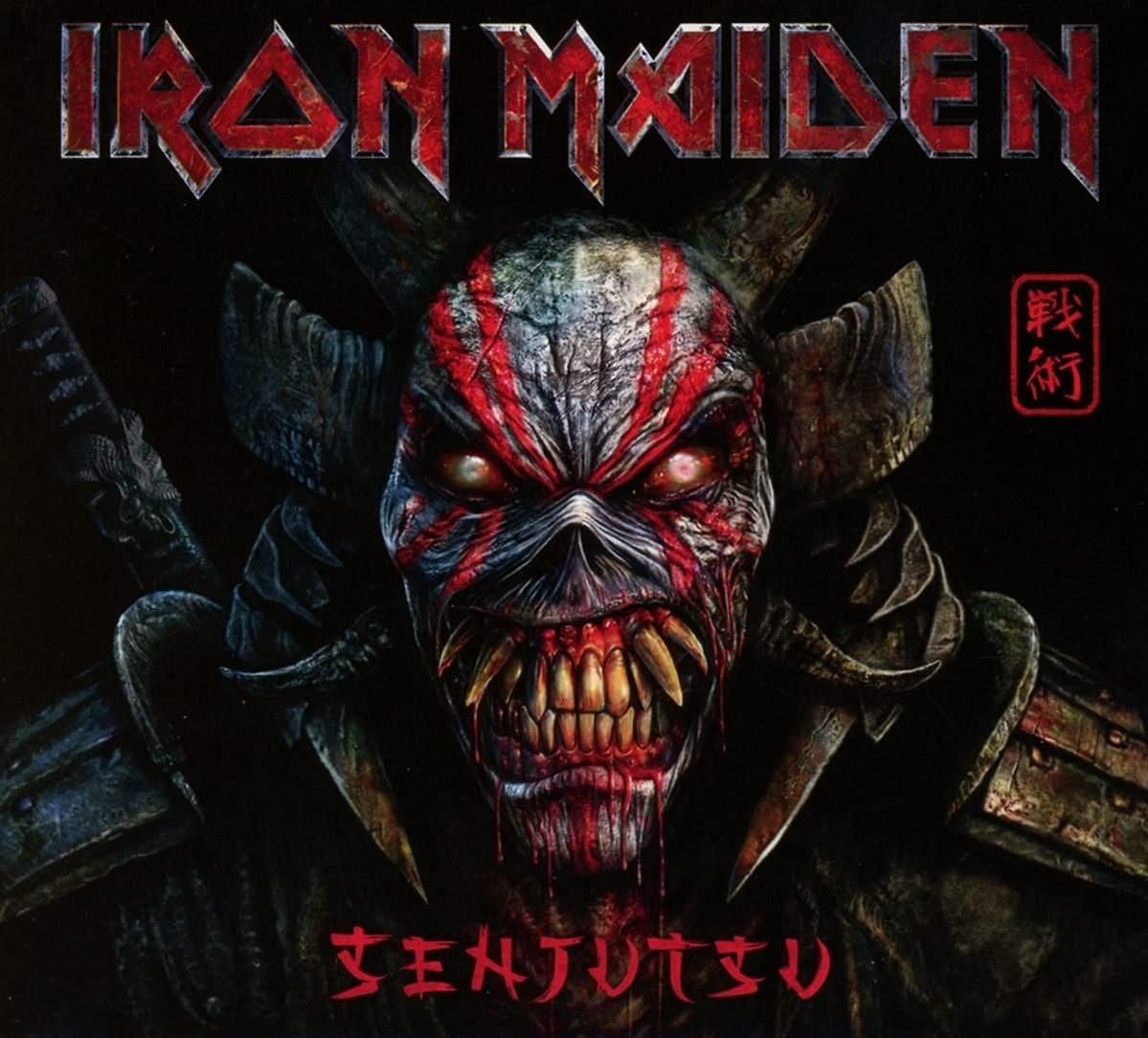 Das Cover einer Iron Maiden CD.