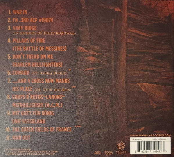 1914 - Where Fear And Weapons Meet  - (CD)