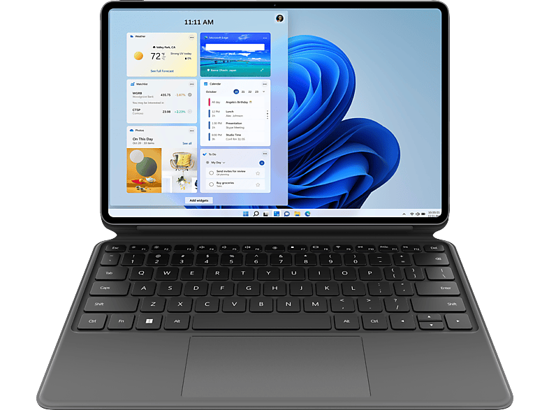 HUAWEI MateBook E, Convertible, mit 12,6 Zoll Display Touchscreen, Intel® Core™ i5 Prozessor, 16 GB RAM, 512 GB SSD, Intel®, Iris® Xe, Nebula Gray Windows 11 Home (64 Bit)