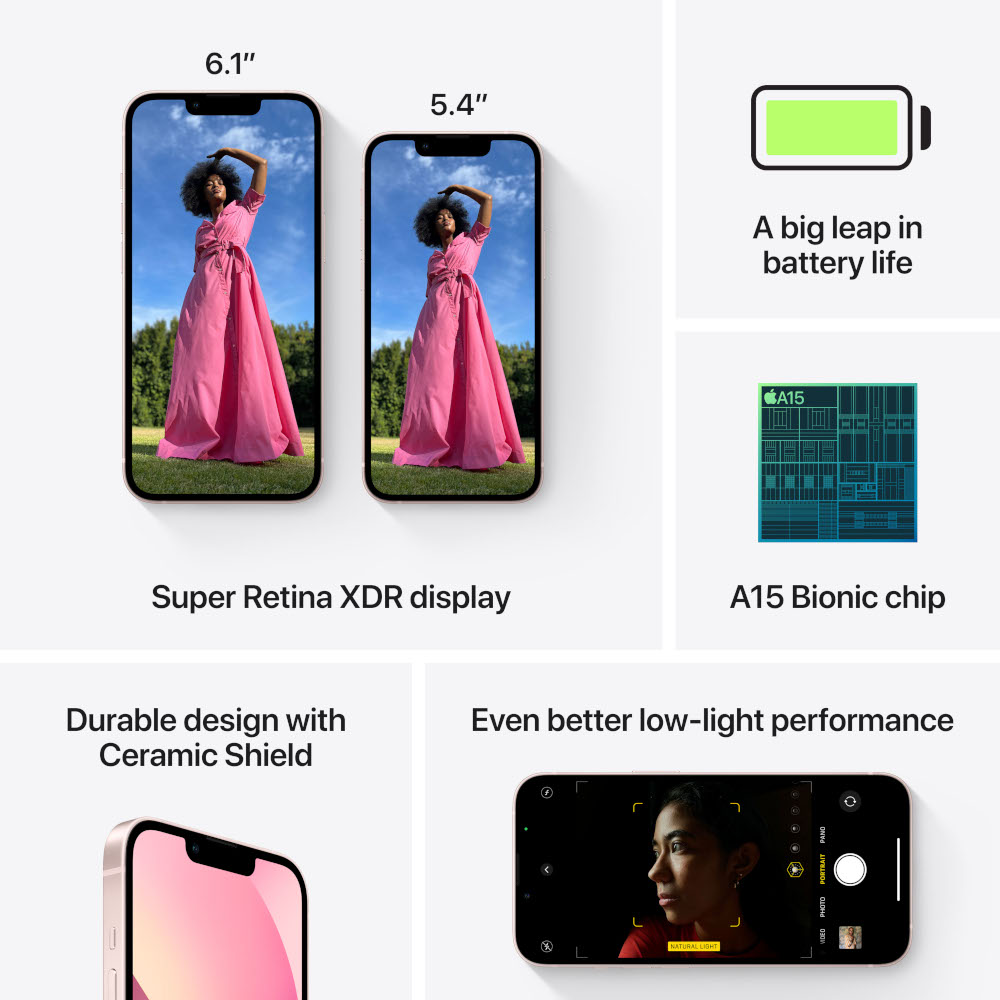 APPLE iPhone 13 - 512 GB Roze 5G