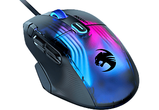 ROCCAT Kone XP - Souris de jeu, Filaire, Optique avec diodes électroluminescentes, 19.000 DPI, Ash Black
