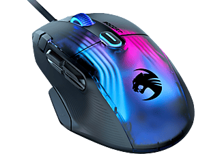 ROCCAT Kone XP - Souris de jeu, Filaire, Optique avec diodes électroluminescentes, 19000 dpi, Ash Black