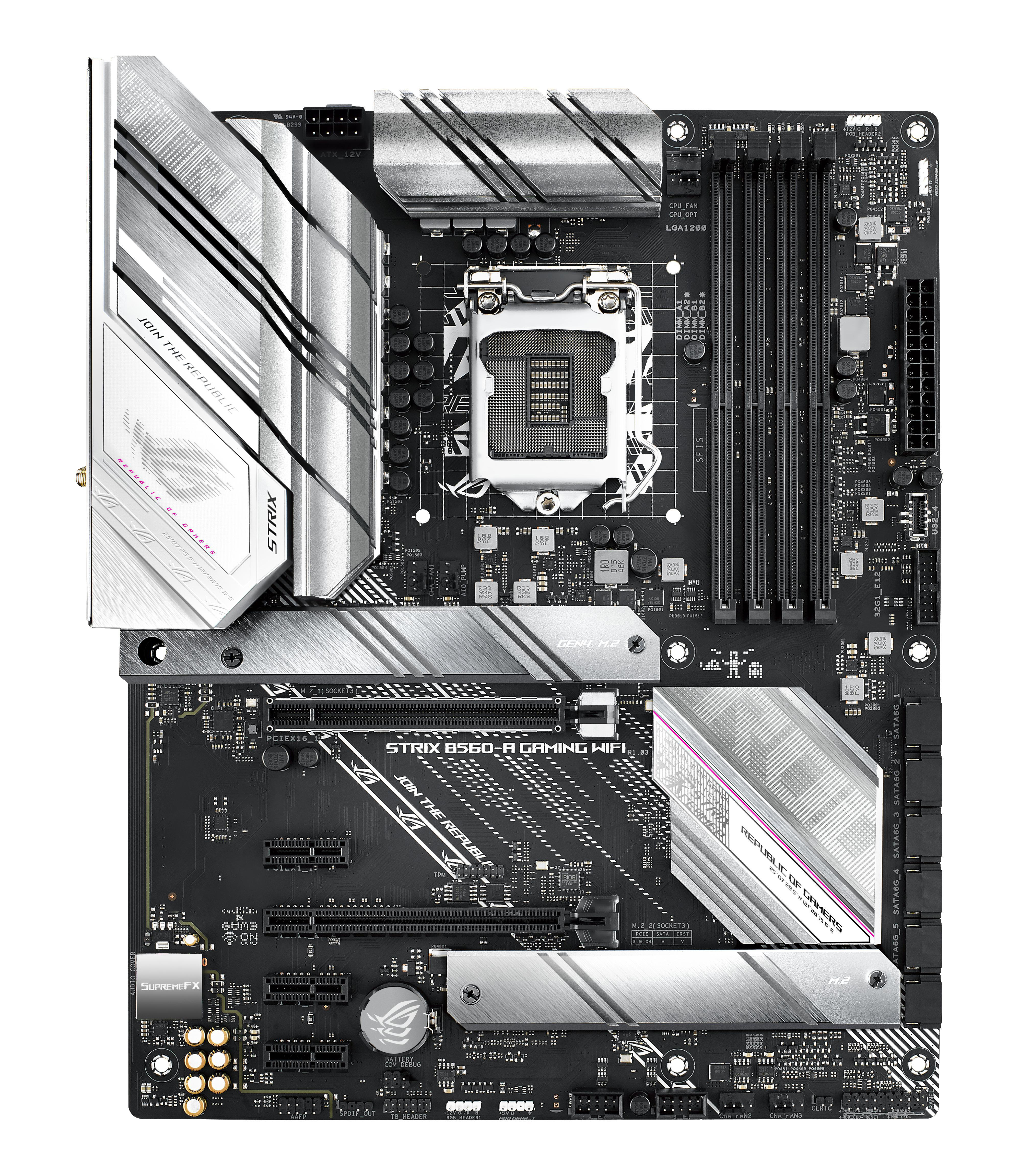 ASUS ROG STRIX B560-A GAMING WIFI Mainboard Schwarz