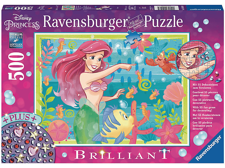 RAVENSBURGER 13327 Arielles Unterwasserparadies Puzzle Mehrfarbig