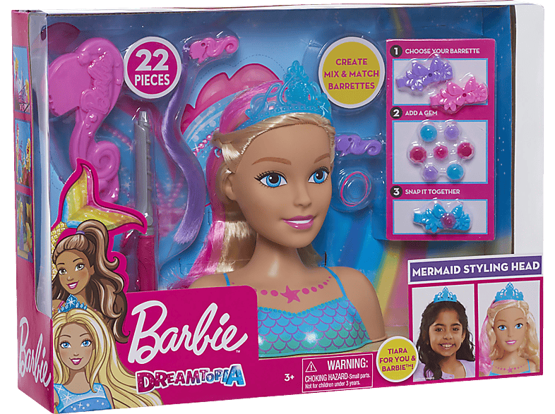 Spielset Dreamtopia Stylinghead JUST Mehrfarbig Barbie PLAY