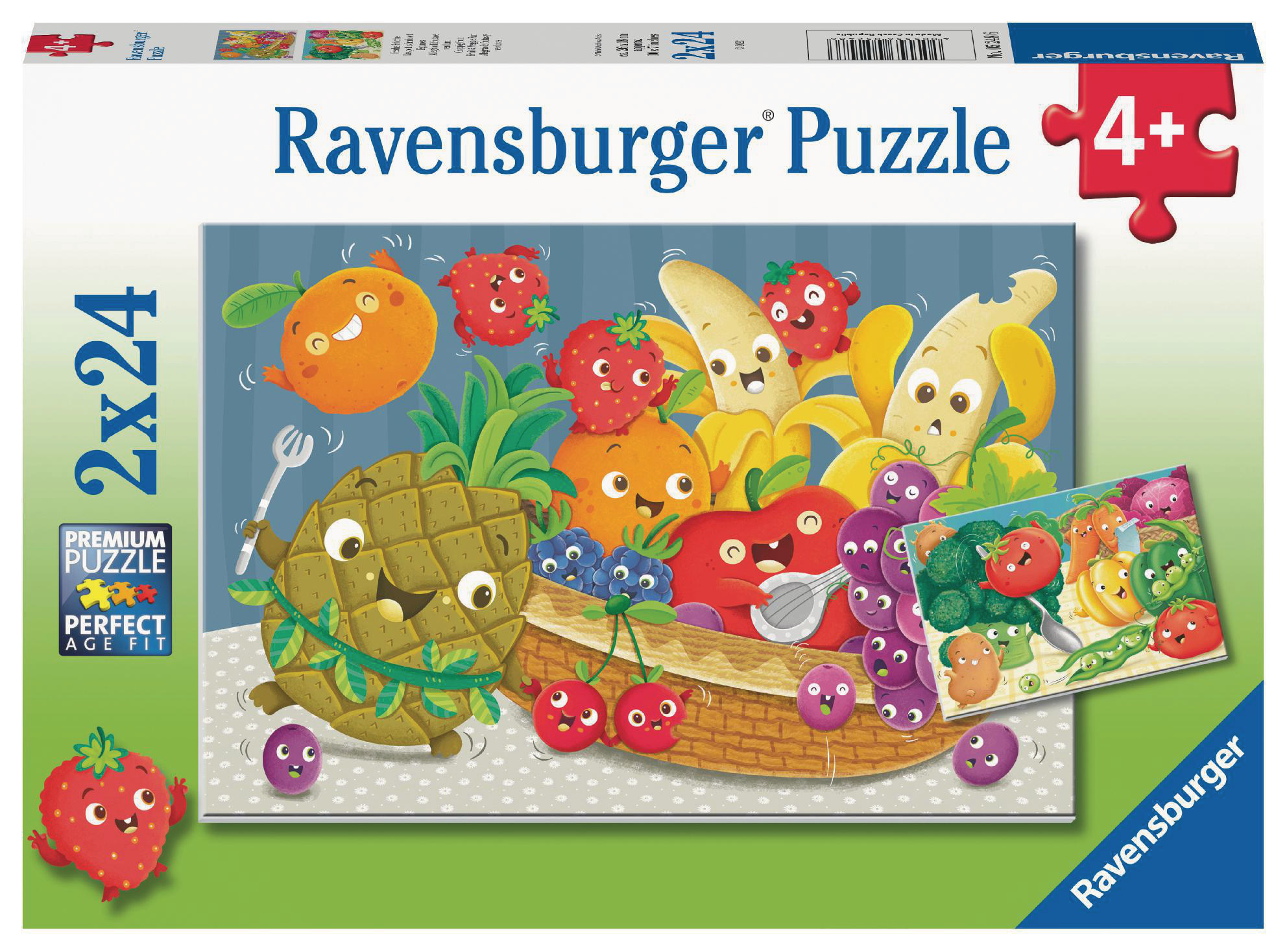 RAVENSBURGER 05248 Mehrfarbig Freche Puzzle Früchte