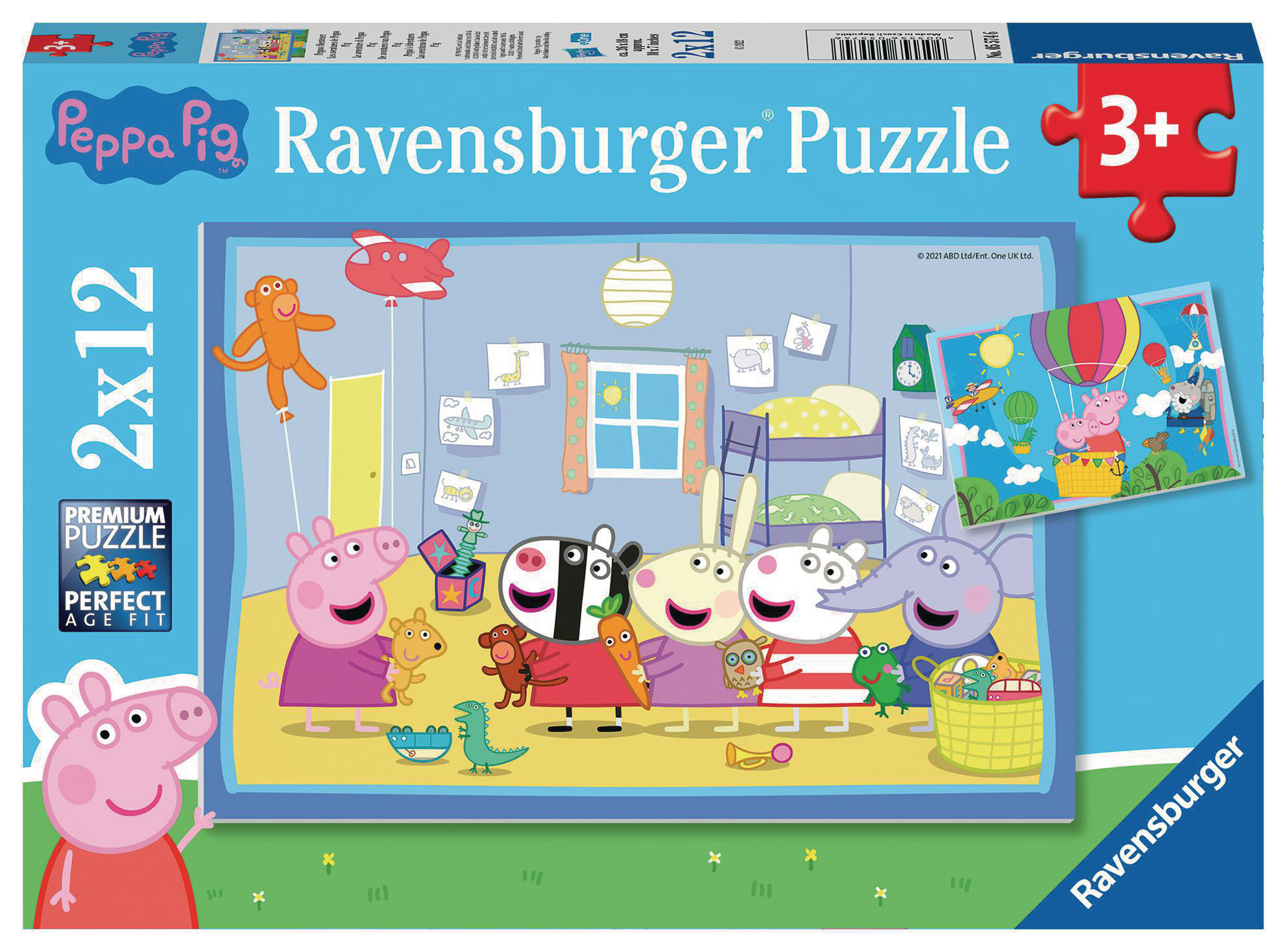 RAVENSBURGER Mehrfarbig Puzzle 05574 Abenteuer Peppas