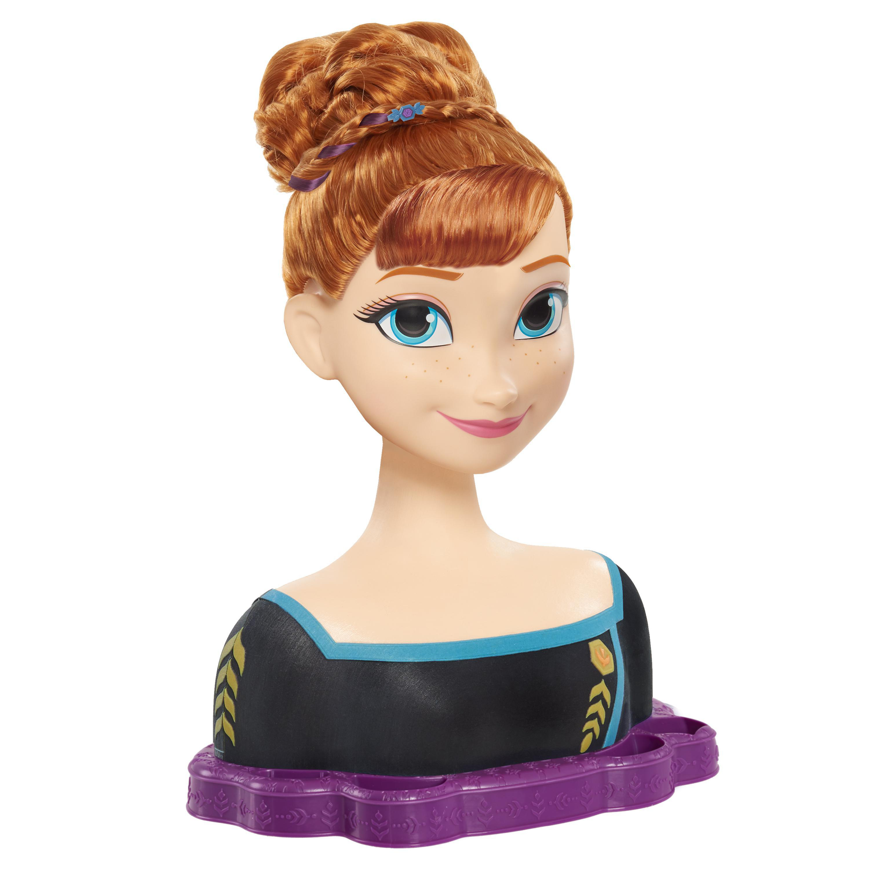 Barbie 2 Anna Disney PLAY Spielset Mehrfarbig Deluxe Stylinghead Frozen JUST