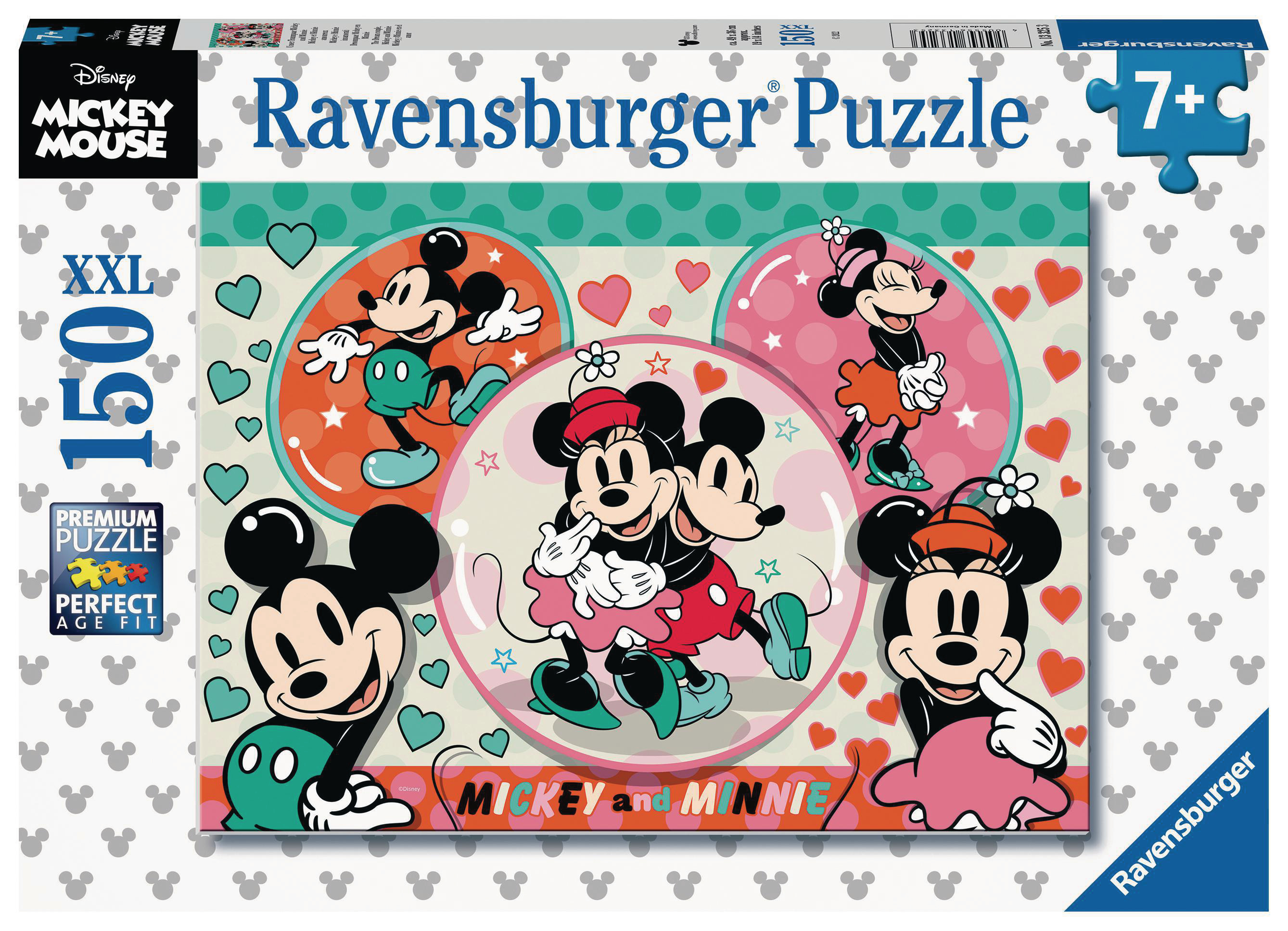 RAVENSBURGER 13325 Unser Minnie Traumpaar Mickey und Puzzle Mehrfarbig