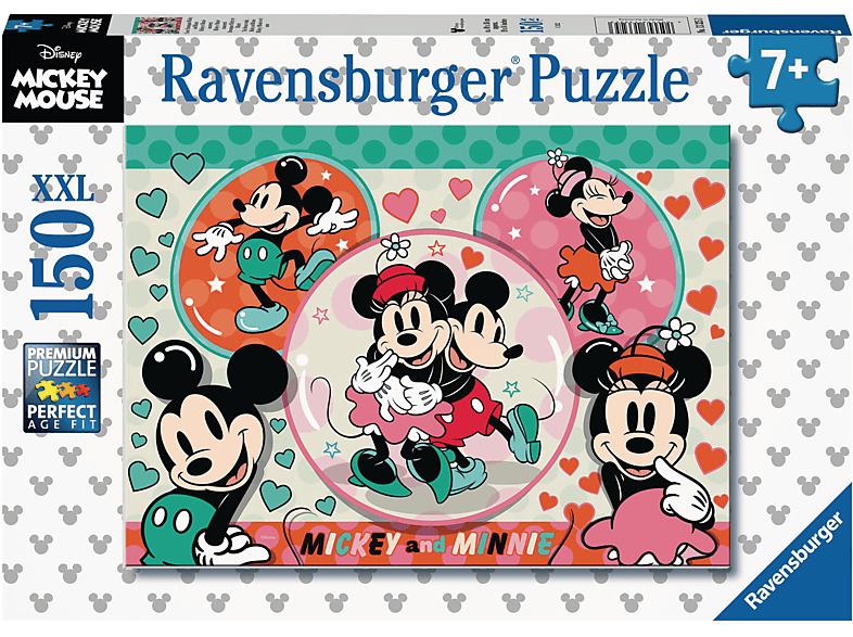 Traumpaar Mehrfarbig 13325 Minnie Mickey und Puzzle RAVENSBURGER Unser