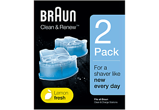 2 cartucce di ricambio per il sistema di pulizia Clean & Renew BRAUN CCR 2 - CARTUCCIA C&C DOP