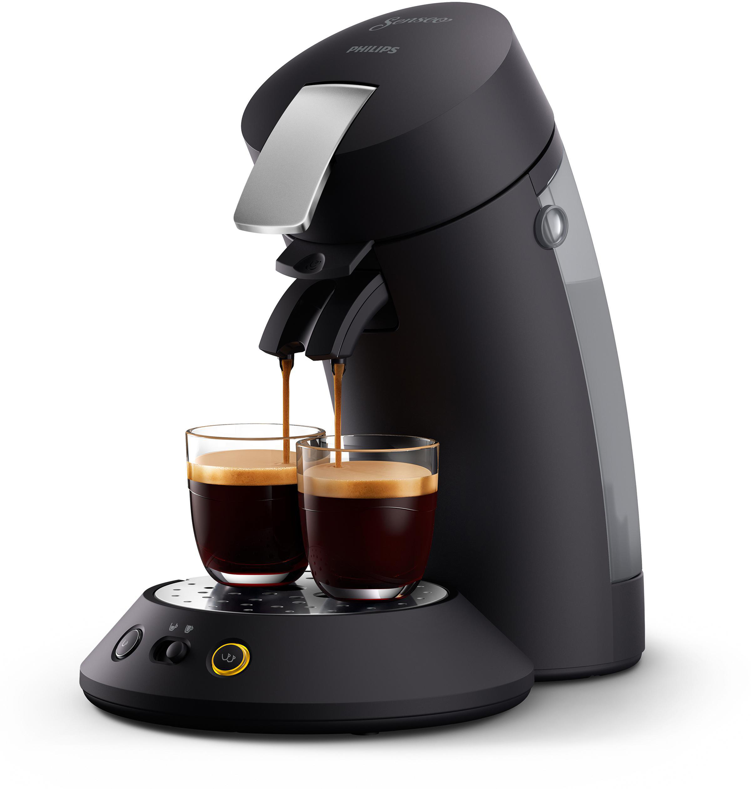 PHILIPS SENSEO® CSA220/69 Original Plus Premium Padmaschine, Schwarz matt