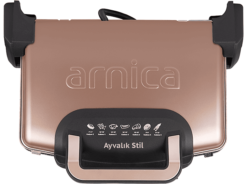 ARNICA Ayvalık Stil GH26261 Tost Makinesi Rose_1