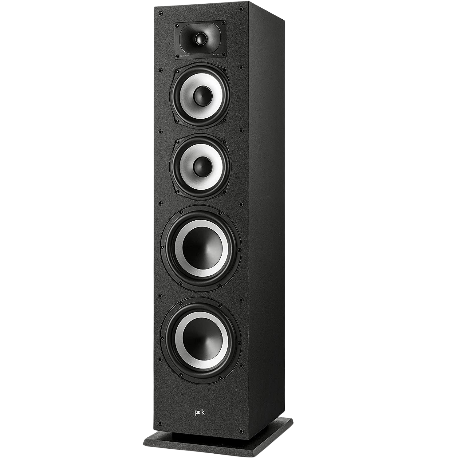 Torre de sonido - Polk Audio MXT70BK, 200 W, Certificación Hi-Res Audio, 4/ 8 Ohm, Negro