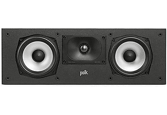 Altavoz central - Polk Audio MXT 30, 200 W, Certificación Hi-Res Audio, 4/ 8 Ohm, Negro