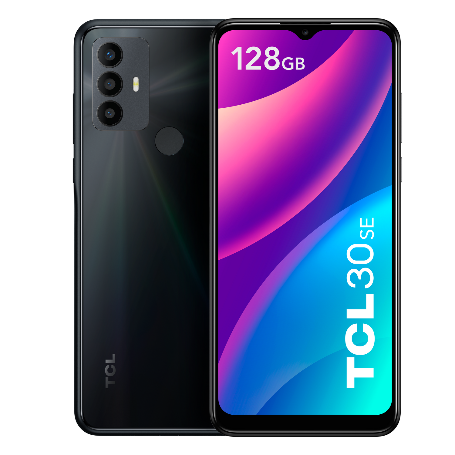 Móvil - TCL 30SE, Space Gray, 128 GB, 4 GB RAM, 6.52" HD+, MediaTek Helio G25, 5000 mAh, Android 12