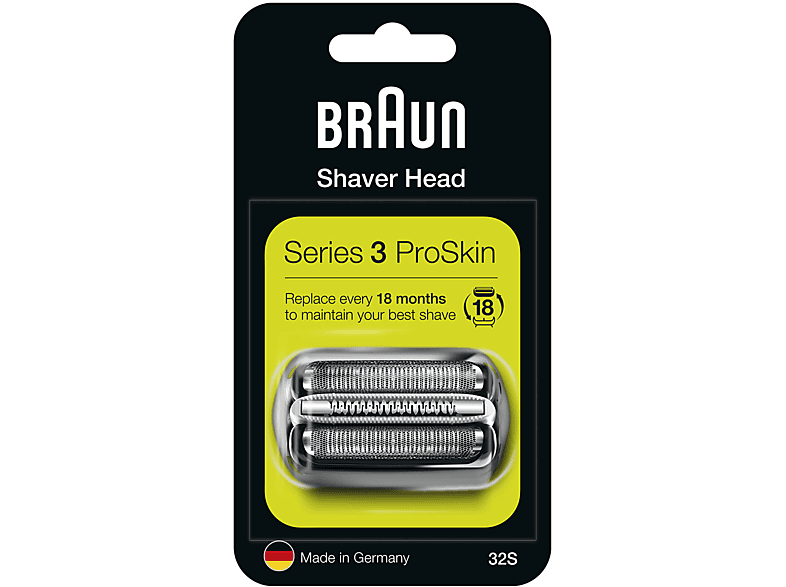 Testine Rasoio Braun Series 3 32S Test Ricamb