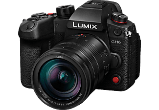 PANASONIC LUMIX DC-GH6L Kit Systemkamera  mit Objektiv 12-60 mm , 7,5 cm Display Touchscreen, WLAN