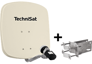 TECHNISAT Digidish 45 mit Satfinder V/H-LNB, inkl. An-Rohr-Fitting DigitalSat-Antenne