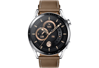 HUAWEI Watch GT 3 Classic Stainless Steel Brun 46 mm (55026956)