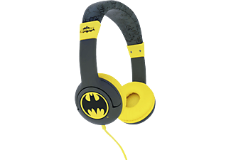 OTL TECHNOLOGIES Batman Bat signal Kids - Cuffie (On-ear, Nero/Giallo)