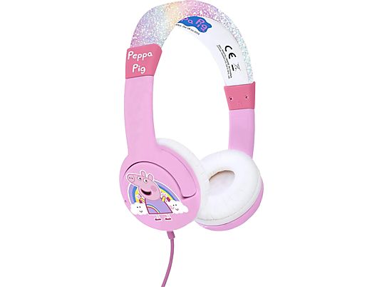 OTL TECHNOLOGIES Peppa Pig Glitter Rainbow Peppa Kids - Kopfhörer (On-ear, Rosa)