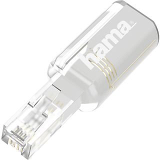 HAMA 00201126 - Anti-Twist-Adapter (Transparent/Weiss)