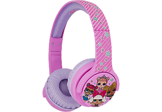OTL TECHNOLOGIES LOL Surpresa! Club Kids glitterate - Cuffie Bluetooth (On-ear, Rosa)