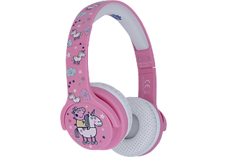 OTL TECHNOLOGIES Peppa Pig Unicorn - Cuffie Bluetooth (On-ear, Rosa/Bianco)