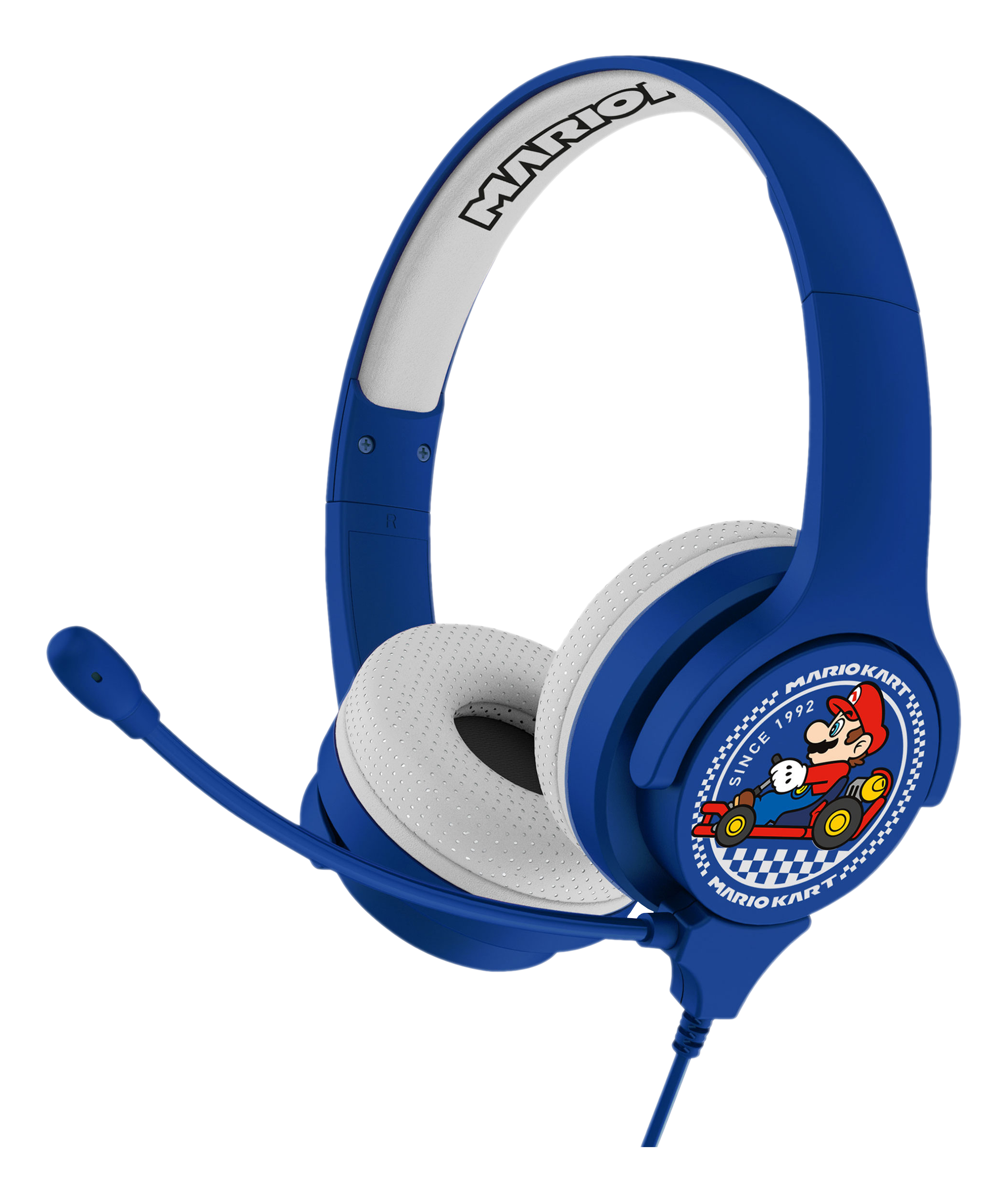 OTL TECHNOLOGIES Nintendo Mario Kart Kids - Casques (On-ear, Bleu/Blanc)