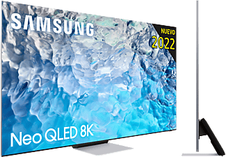 TV QLED 65" - Samsung QE65QN900BTXXC, Neo QLED 8K, Procesador Neural 8K con IA, Smart TV, Plata