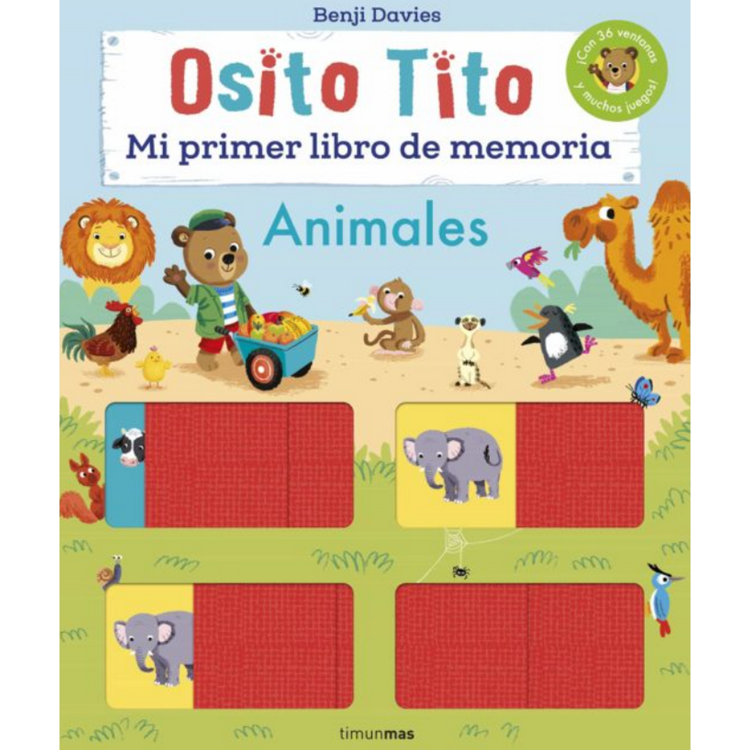 Osito Tito. Mi primer libro de memoria. animales benji davies