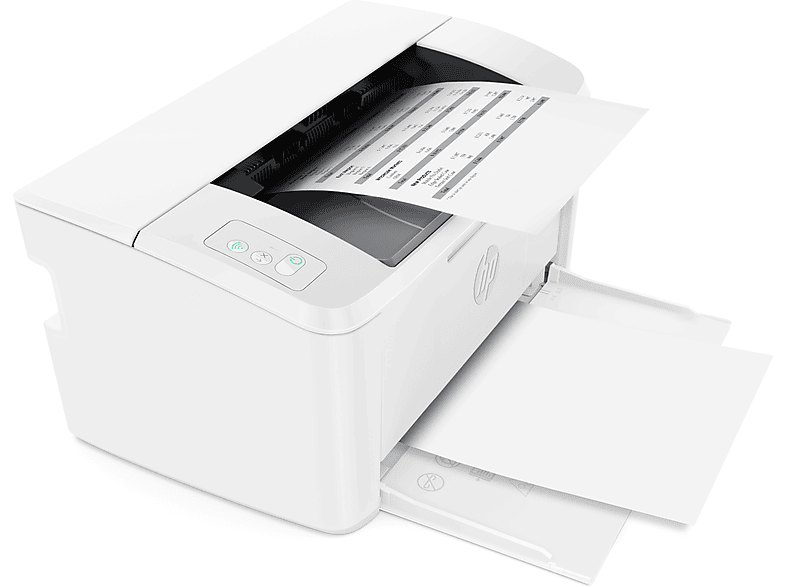 HP LaserJet M110w Laserdrucker, Bluetooth, WLAN, A4, A5, A6, Weiß — Foto 5 von 5