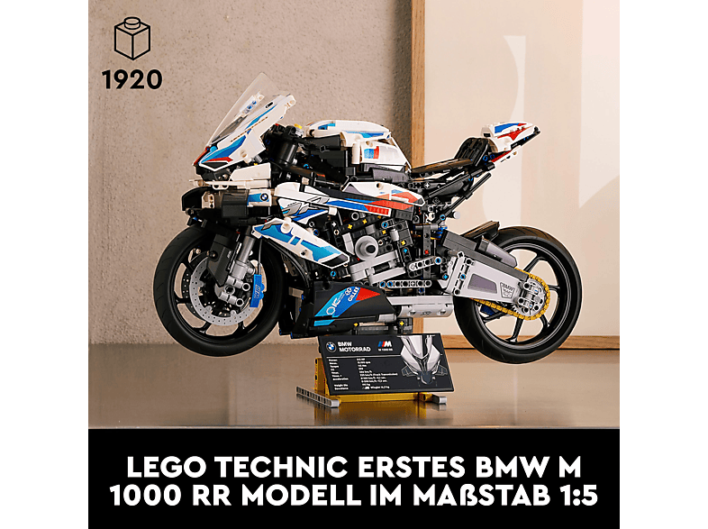 LEGO Technic 42130 BMW M 1000 RR Bausatz, Mehrfarbig