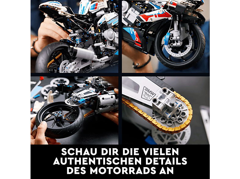 LEGO Technic 42130 BMW M 1000 RR Bausatz, Mehrfarbig