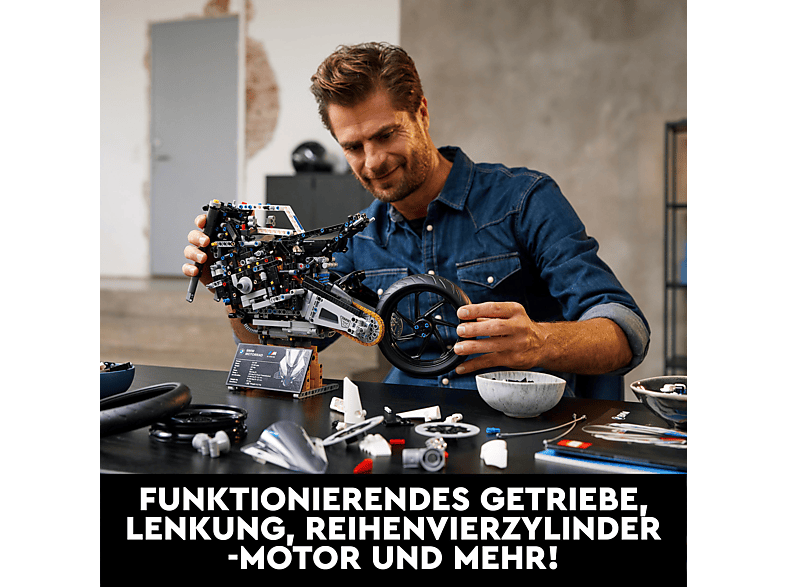 LEGO Technic 42130 BMW M 1000 RR Bausatz, Mehrfarbig