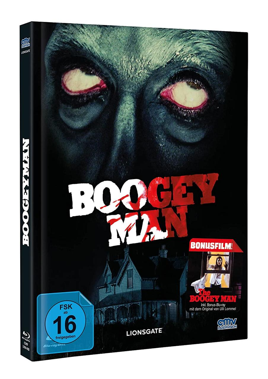 Filmcover zeigt ein gruseliges Gesicht und den Titel Boogeyman.