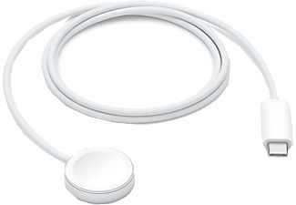 APPLE Watch Manyetik Hızlı Şarj Cihazı USB‑C Kablosu Beyaz