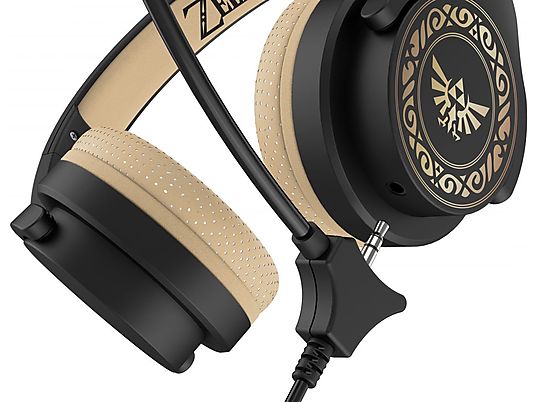 OTL TECHNOLOGIES Nintendo Zelda Crest Kids - Kopfhörer (On-ear, Schwarz/Gold)