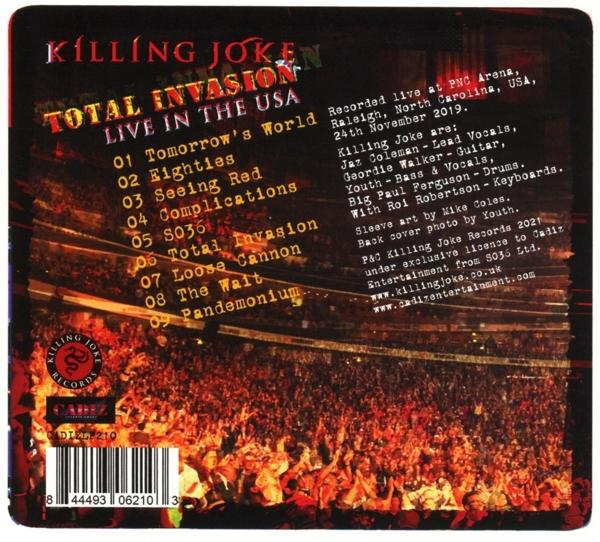 Killing Joke - total invasion - usa (CD) the live in