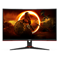 AOC Gaming Monitor C27G2ZE Curved, 27 Zoll, FHD, 240Hz, 0.5ms, Schwarz